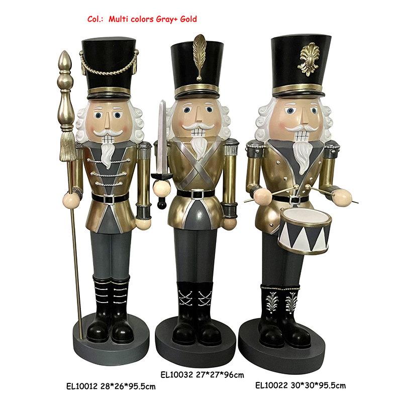 10 Χειροτεχνία από ρητίνη Classic Nutcrackers Soldiers (1)