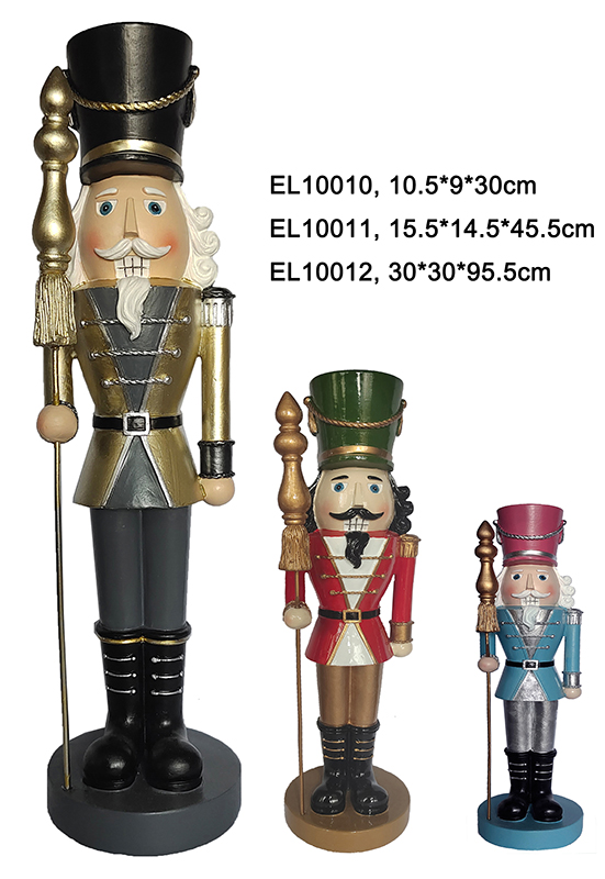 10 Resin crafts Classic Nutcrackers Soldiers (4)