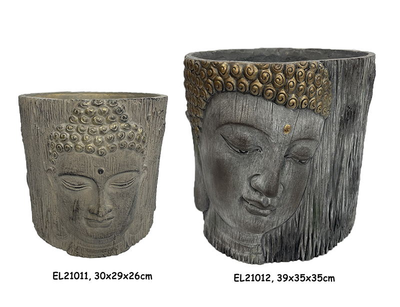 11Buddha Face-decor Flowerpots (4)