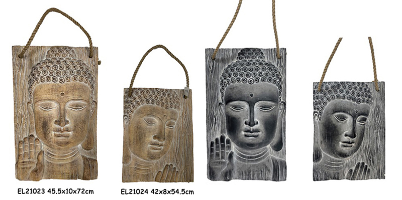 Paneli 13 za Buddha Zinazoning'inia Ukutani (4)