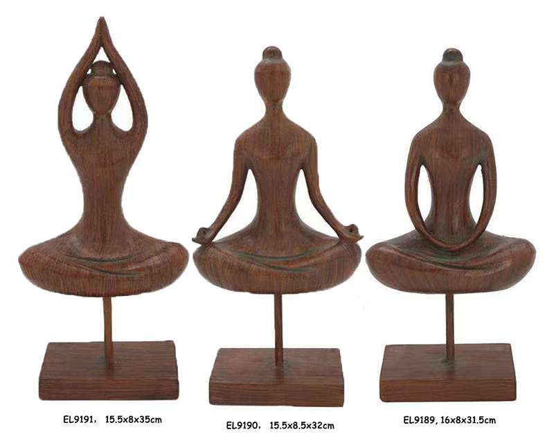 2 Yoga Lady Figurines (5)