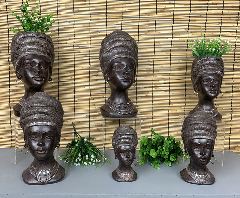 6Africa Lady bust decor (3)