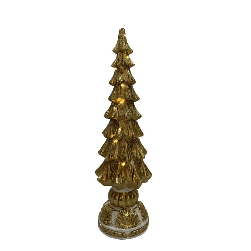 Clay Fiber Sparkle Christmas trees Decor Seasonal Decoration(3)