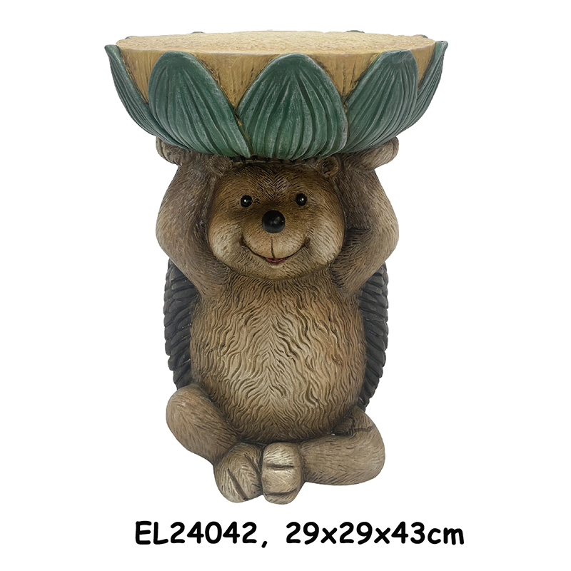 Handcrafted Fiber Clay Animal Feature Stools Garden Decor Home Accessories Indoor and Outdoor (8)