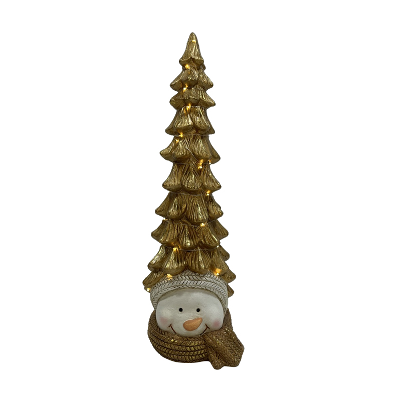 Božićna drvca u obliku snjegovića s lampicama Blagdanska dekoracija u stilu snjegovića 2