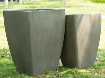 Tall Square Flowerpots (6)