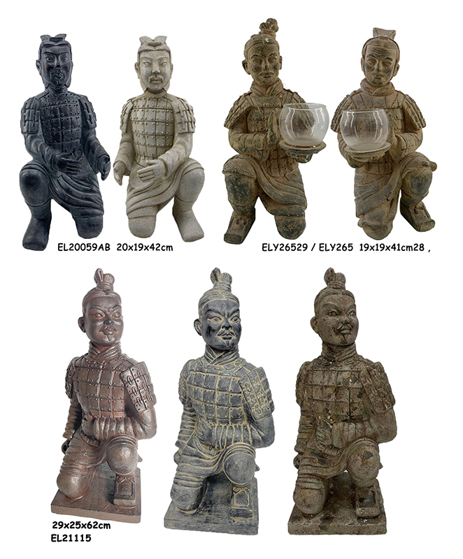 25Clay Chinese Terra-cotta Warriors statues (4)