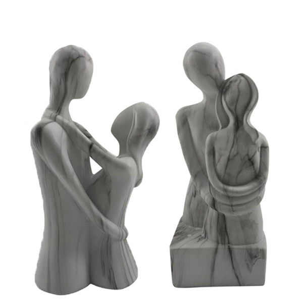 5Abstract Family Figurines (2)