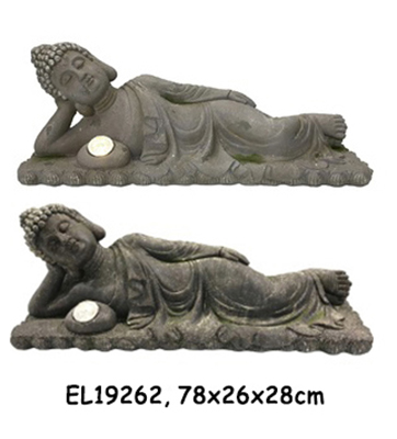 5Reclining Buddha Figurines (3)