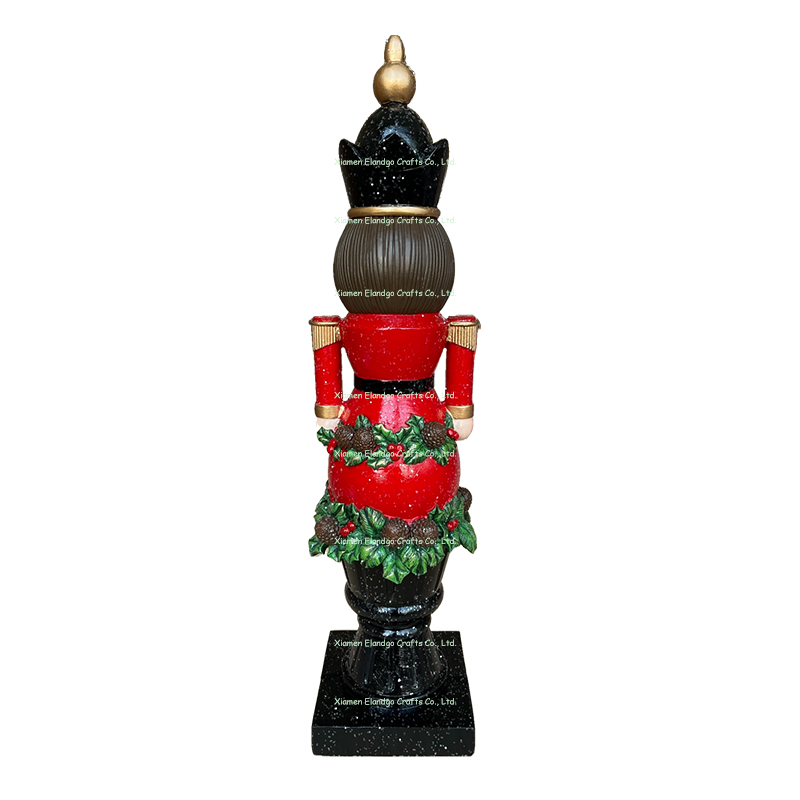 Christmas Strawberry Soldier Nutcracker Unique Resin Holiday Art (3)
