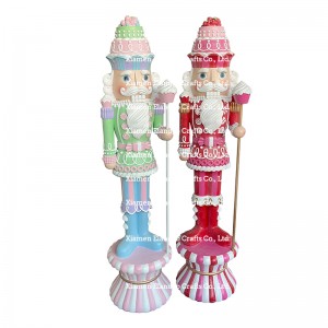 Handmade Resin Sweetness Nutcrackers Christmas Decorations Seasonal Decor New Design (1)